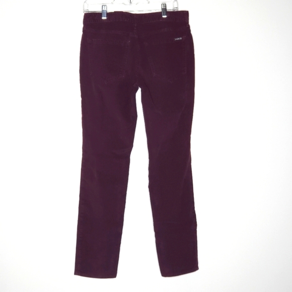 Eddie Bauer Maroon Corduroy Boyfriend Slim Jeans - Picture 2 of 6